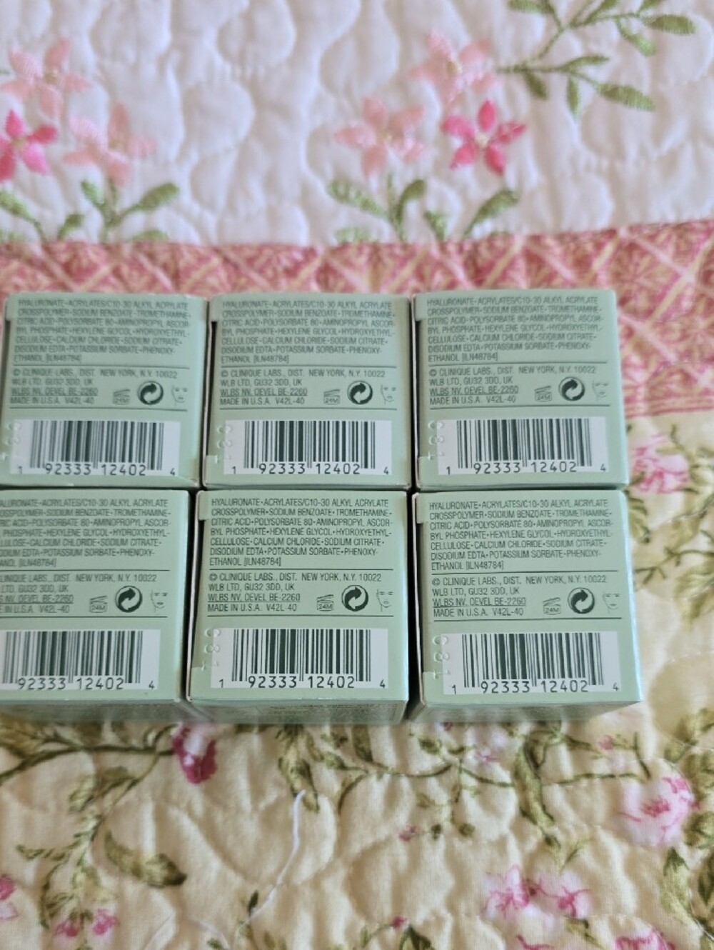 Clinique Smart Night Moisturizer Travel Size - Mint Green Set of 6 - Picture 2 of 2